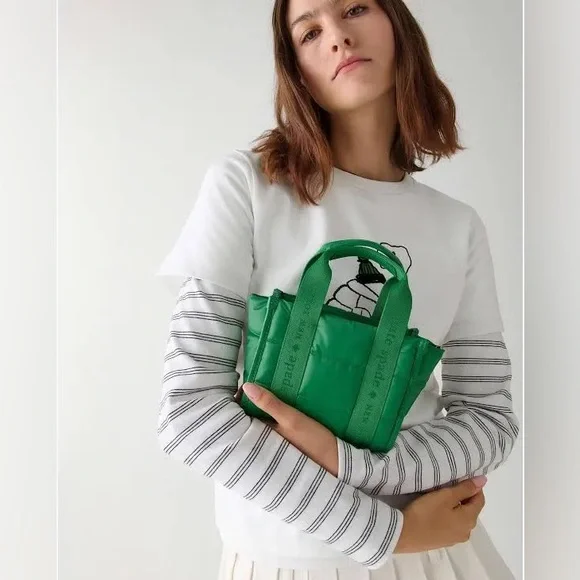 kate spade ♠️ Kip Puffy Mini Crossbody Tote NWT - Picture 5 of 11